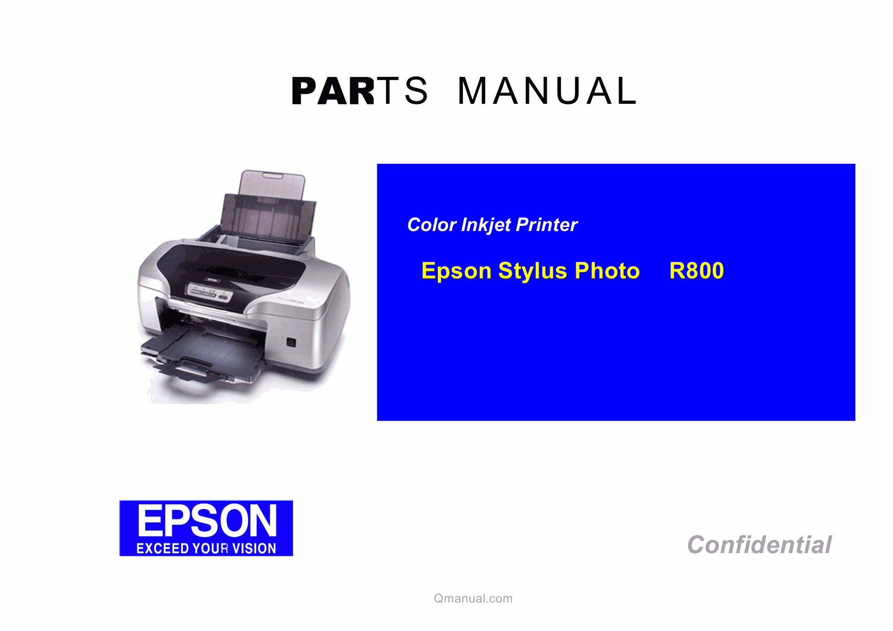 EPSON StylusPhoto R800 Parts Manual-1